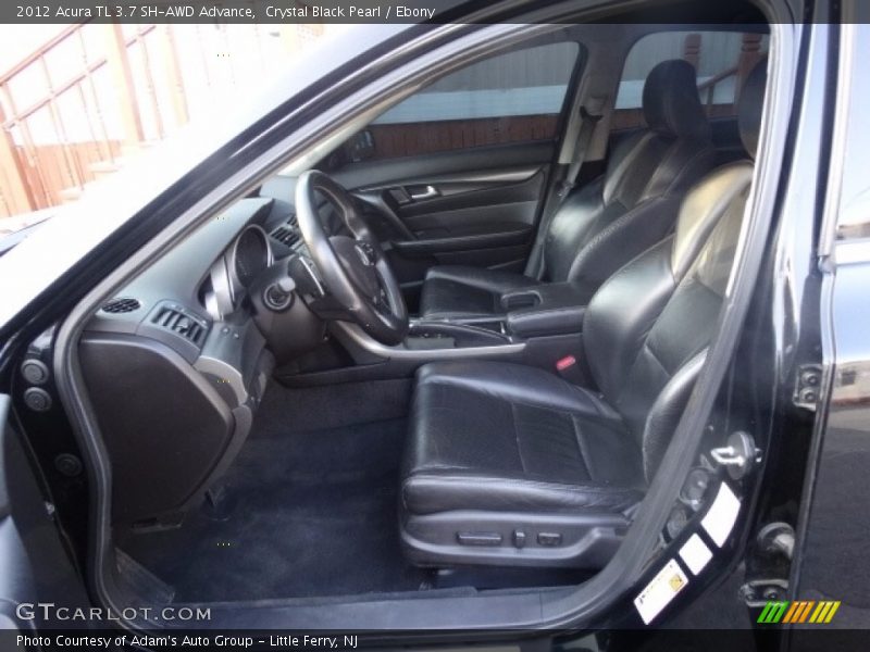 Crystal Black Pearl / Ebony 2012 Acura TL 3.7 SH-AWD Advance
