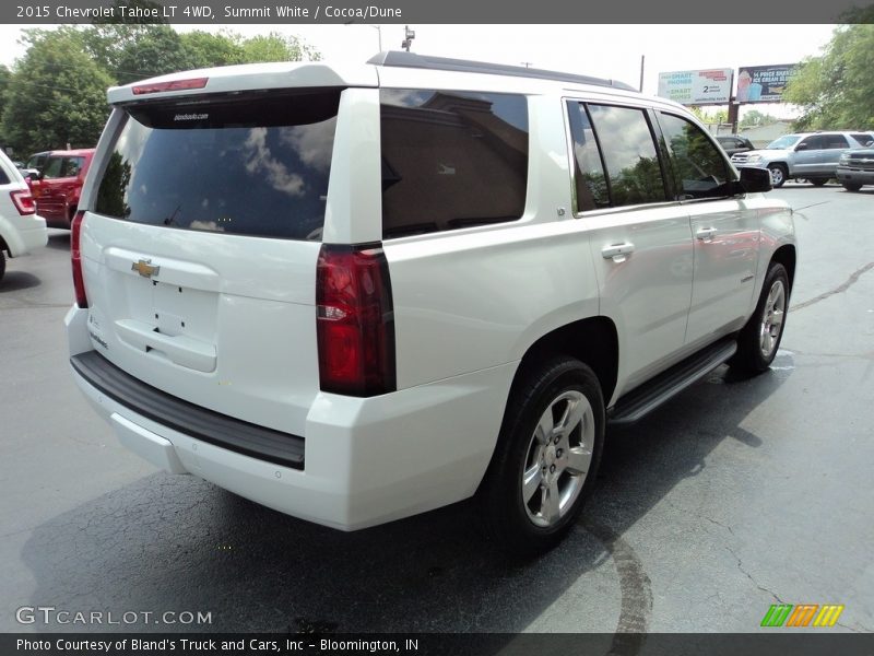 Summit White / Cocoa/Dune 2015 Chevrolet Tahoe LT 4WD