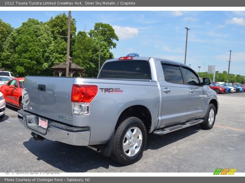 Silver Sky Metallic / Graphite 2012 Toyota Tundra Limited CrewMax 4x4