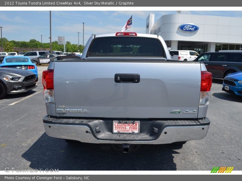 Silver Sky Metallic / Graphite 2012 Toyota Tundra Limited CrewMax 4x4