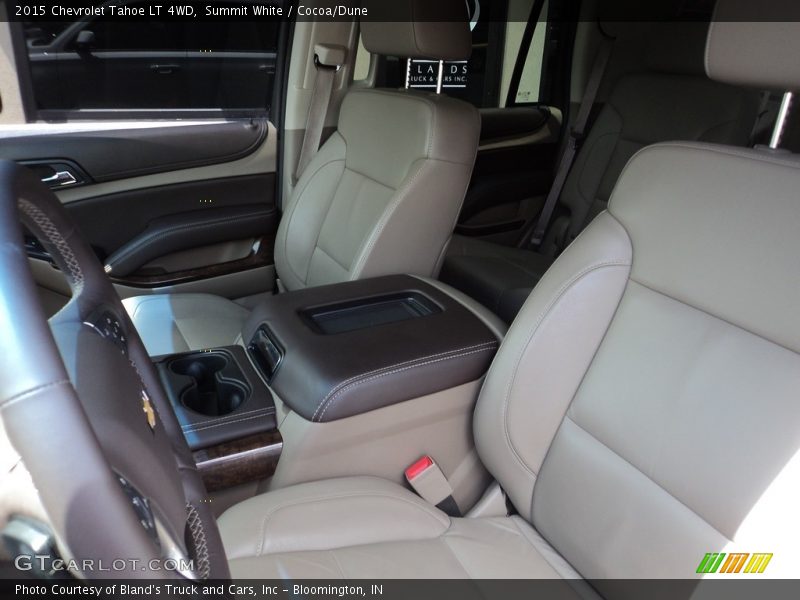 Summit White / Cocoa/Dune 2015 Chevrolet Tahoe LT 4WD