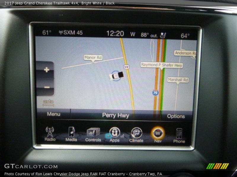 Bright White / Black 2017 Jeep Grand Cherokee Trailhawk 4x4