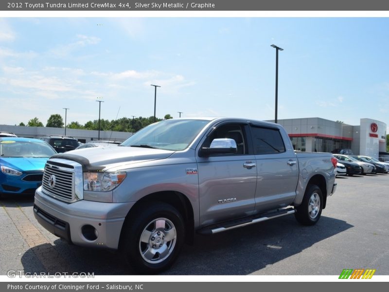Silver Sky Metallic / Graphite 2012 Toyota Tundra Limited CrewMax 4x4