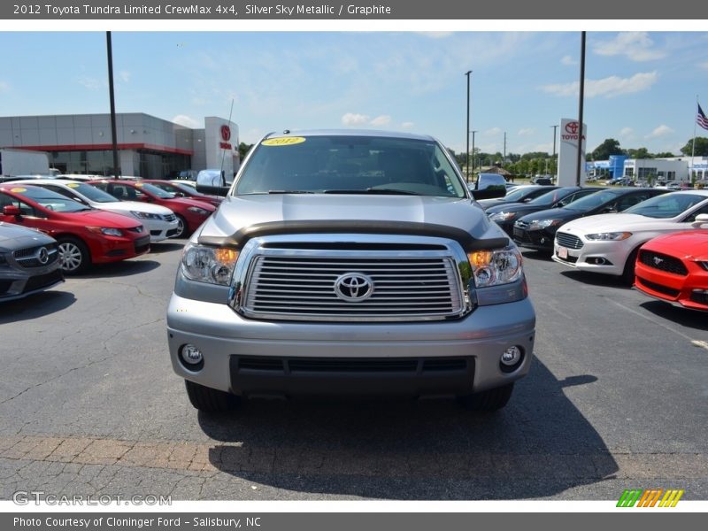 Silver Sky Metallic / Graphite 2012 Toyota Tundra Limited CrewMax 4x4