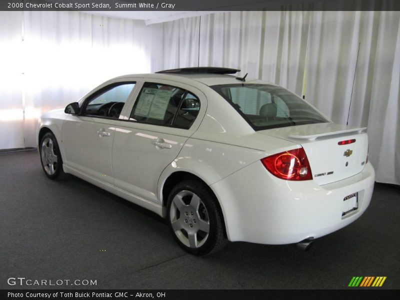 Summit White / Gray 2008 Chevrolet Cobalt Sport Sedan
