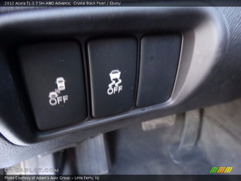Crystal Black Pearl / Ebony 2012 Acura TL 3.7 SH-AWD Advance