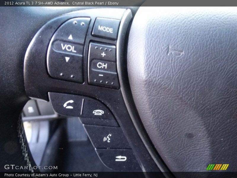 Crystal Black Pearl / Ebony 2012 Acura TL 3.7 SH-AWD Advance