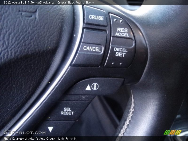 Crystal Black Pearl / Ebony 2012 Acura TL 3.7 SH-AWD Advance