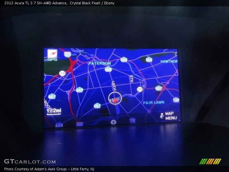 Crystal Black Pearl / Ebony 2012 Acura TL 3.7 SH-AWD Advance