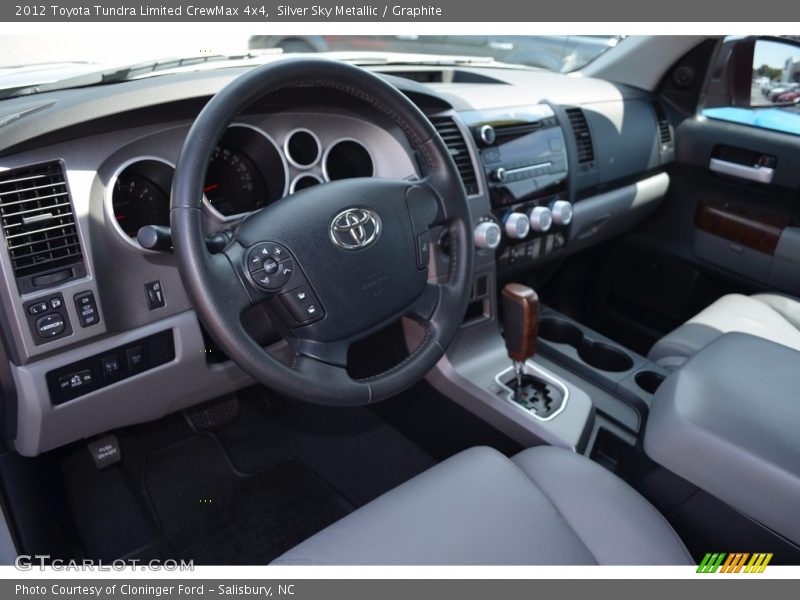 Silver Sky Metallic / Graphite 2012 Toyota Tundra Limited CrewMax 4x4