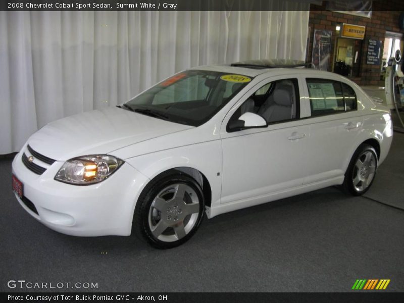 Summit White / Gray 2008 Chevrolet Cobalt Sport Sedan
