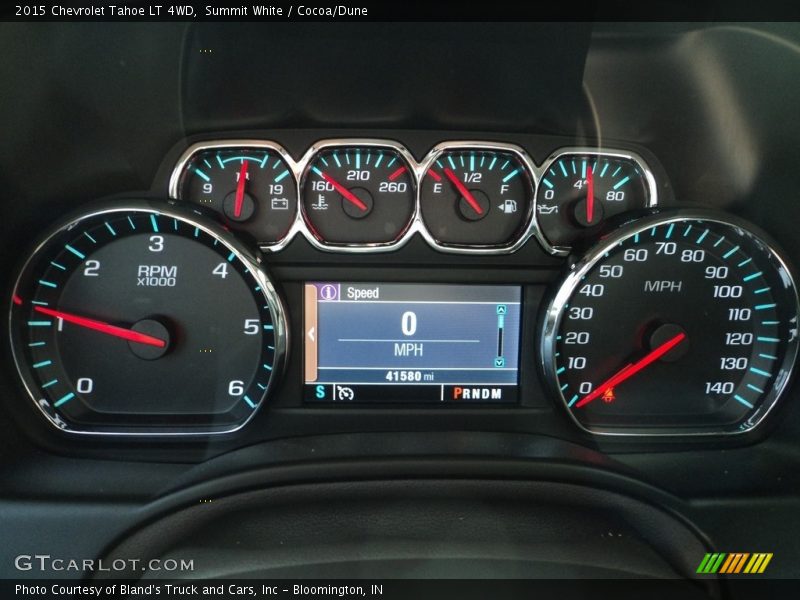 Summit White / Cocoa/Dune 2015 Chevrolet Tahoe LT 4WD