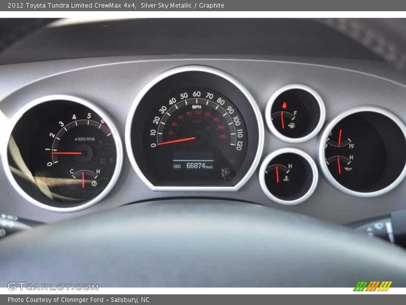 Silver Sky Metallic / Graphite 2012 Toyota Tundra Limited CrewMax 4x4