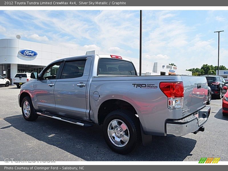 Silver Sky Metallic / Graphite 2012 Toyota Tundra Limited CrewMax 4x4