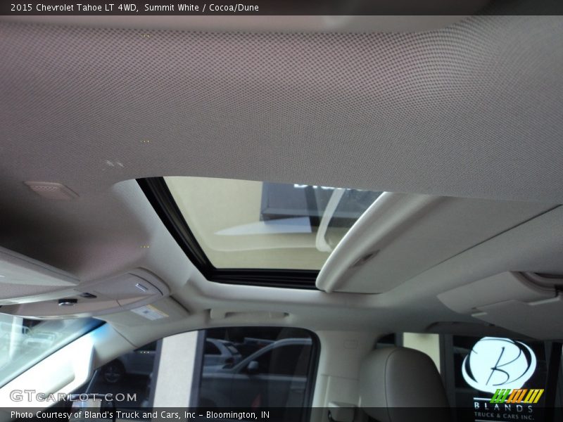 Summit White / Cocoa/Dune 2015 Chevrolet Tahoe LT 4WD