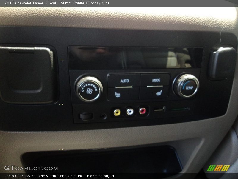 Summit White / Cocoa/Dune 2015 Chevrolet Tahoe LT 4WD