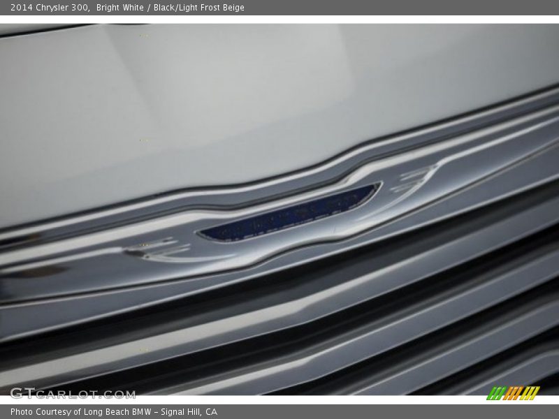 Bright White / Black/Light Frost Beige 2014 Chrysler 300