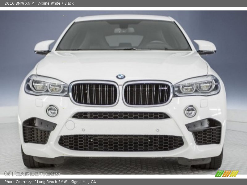 Alpine White / Black 2016 BMW X6 M
