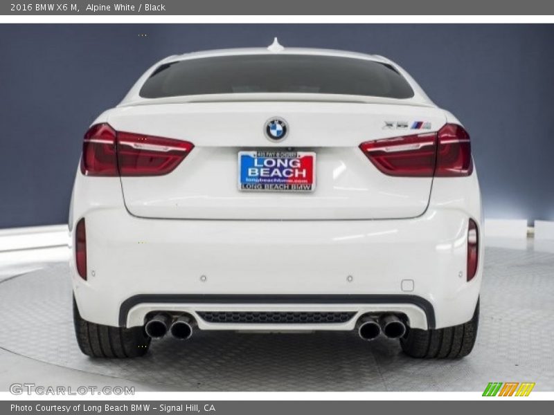 Alpine White / Black 2016 BMW X6 M