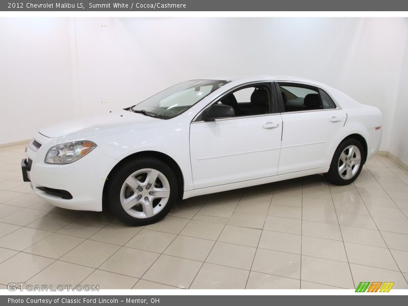 Summit White / Cocoa/Cashmere 2012 Chevrolet Malibu LS