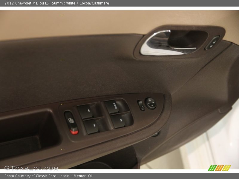 Summit White / Cocoa/Cashmere 2012 Chevrolet Malibu LS