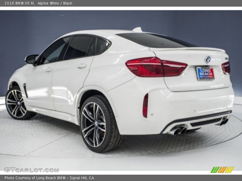 Alpine White / Black 2016 BMW X6 M