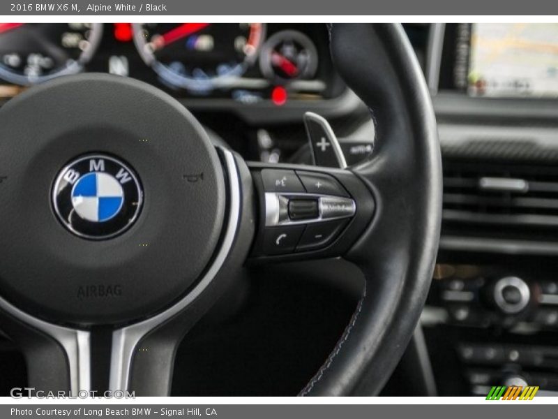 Alpine White / Black 2016 BMW X6 M