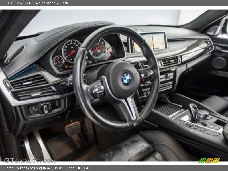 Alpine White / Black 2016 BMW X6 M