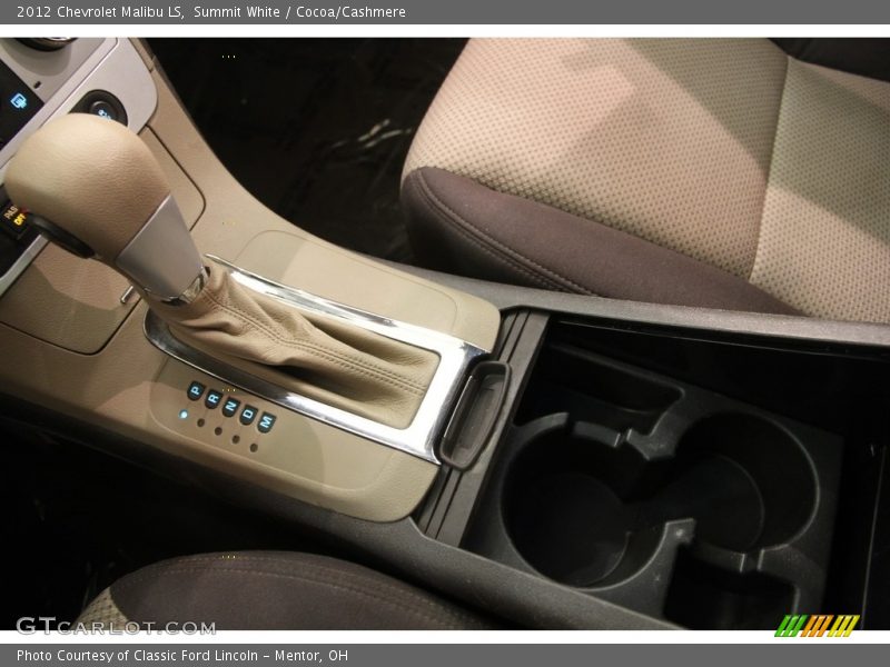 Summit White / Cocoa/Cashmere 2012 Chevrolet Malibu LS