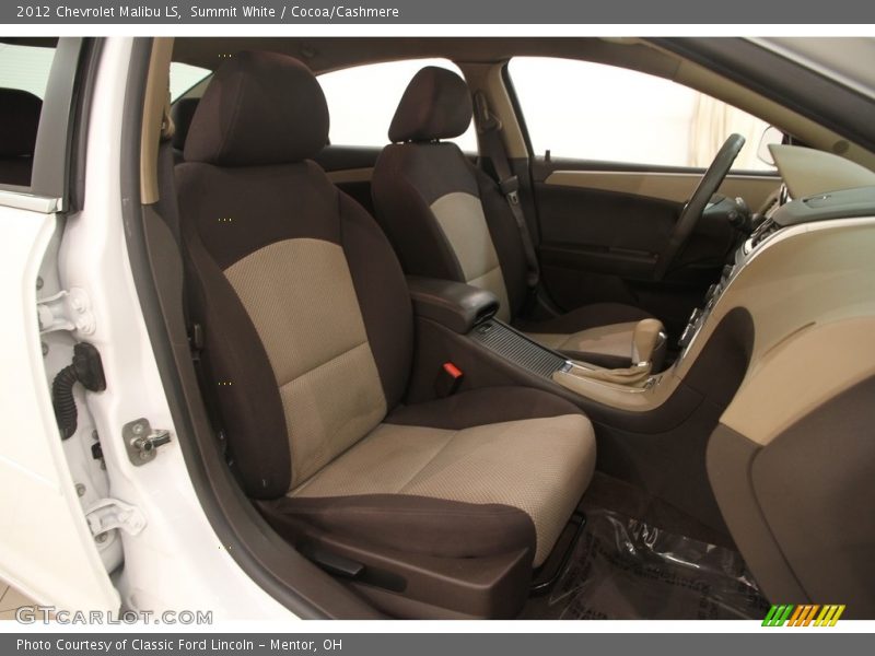 Summit White / Cocoa/Cashmere 2012 Chevrolet Malibu LS