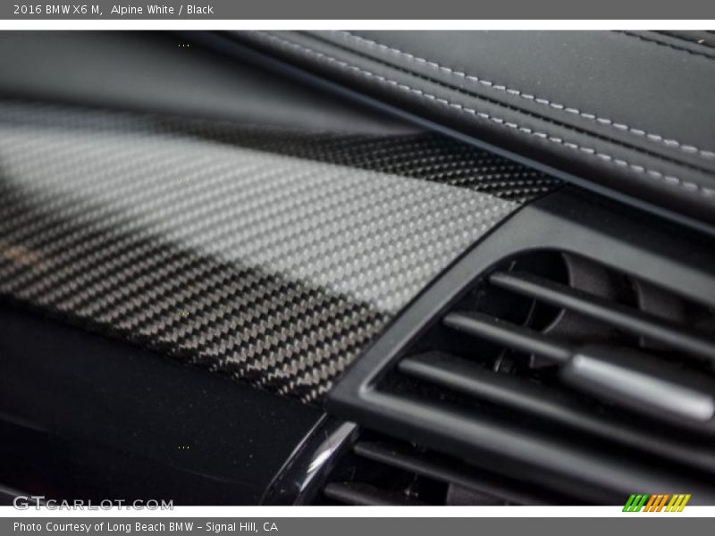 Alpine White / Black 2016 BMW X6 M