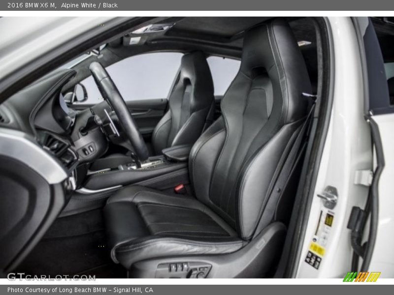 Front Seat of 2016 X6 M 