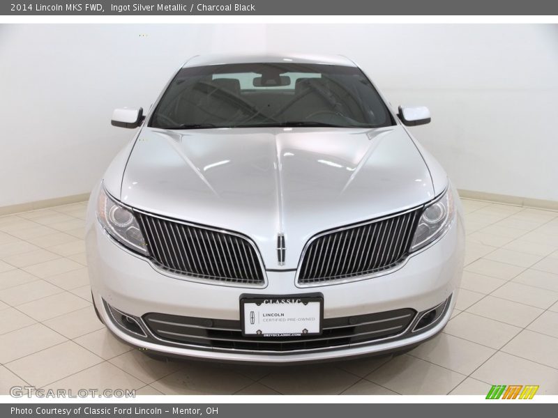 Ingot Silver Metallic / Charcoal Black 2014 Lincoln MKS FWD