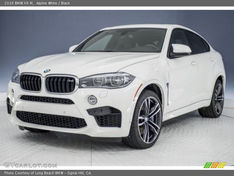 Alpine White / Black 2016 BMW X6 M