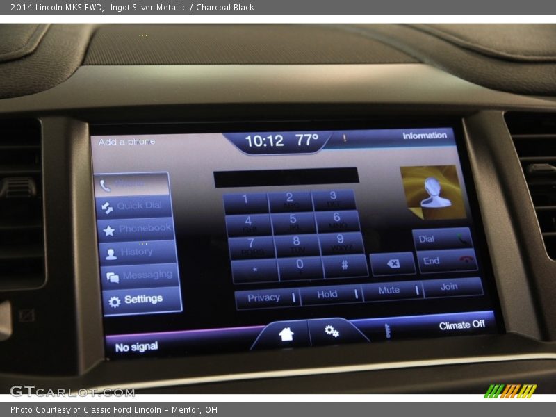 Ingot Silver Metallic / Charcoal Black 2014 Lincoln MKS FWD