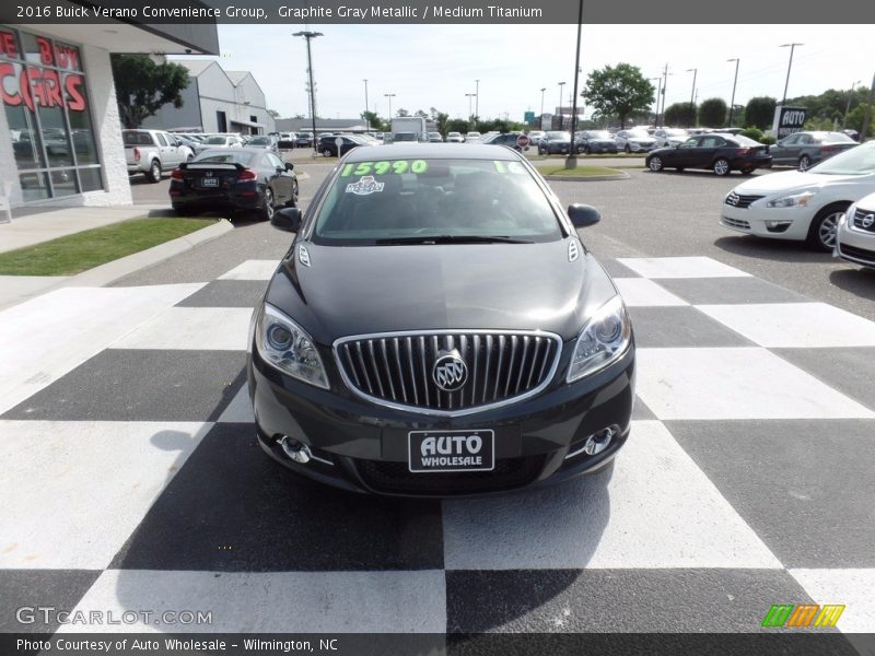 Graphite Gray Metallic / Medium Titanium 2016 Buick Verano Convenience Group