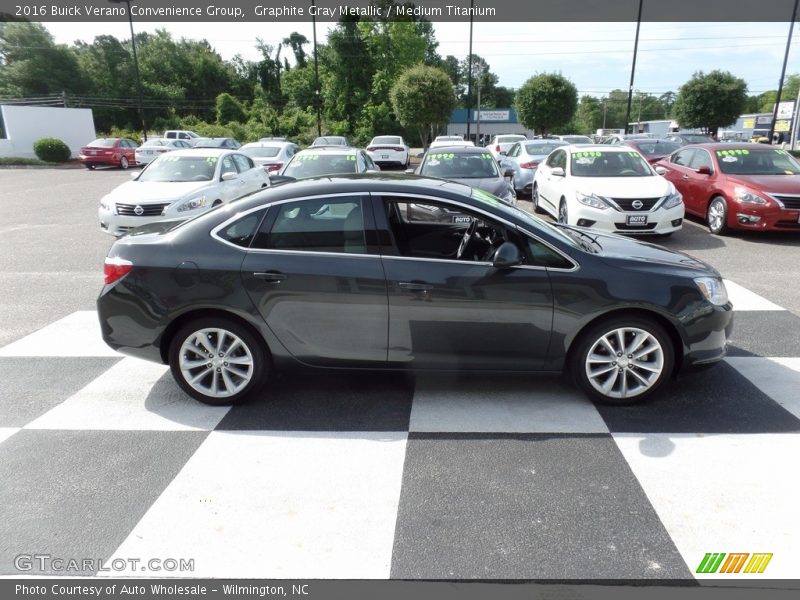 Graphite Gray Metallic / Medium Titanium 2016 Buick Verano Convenience Group