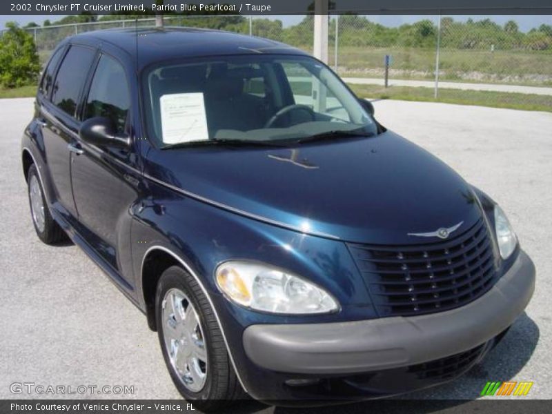Patriot Blue Pearlcoat / Taupe 2002 Chrysler PT Cruiser Limited
