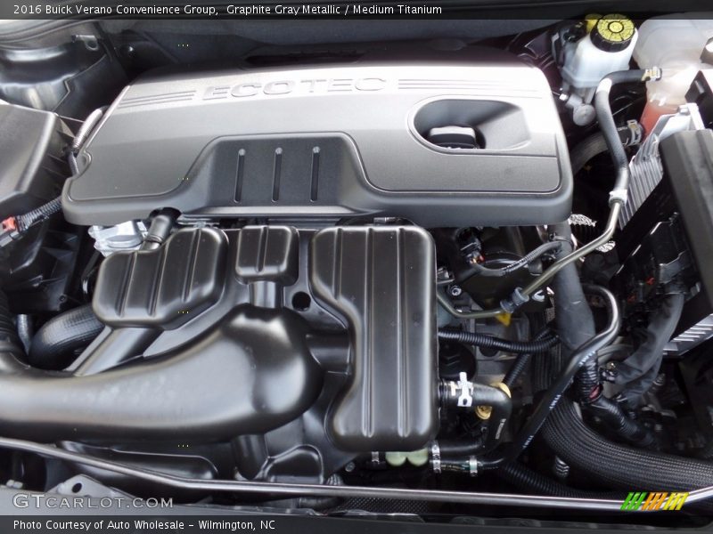 Graphite Gray Metallic / Medium Titanium 2016 Buick Verano Convenience Group