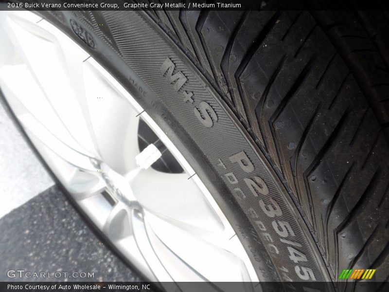 Graphite Gray Metallic / Medium Titanium 2016 Buick Verano Convenience Group