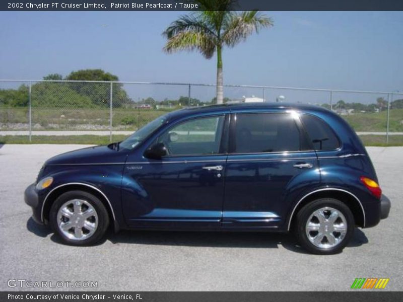 Patriot Blue Pearlcoat / Taupe 2002 Chrysler PT Cruiser Limited