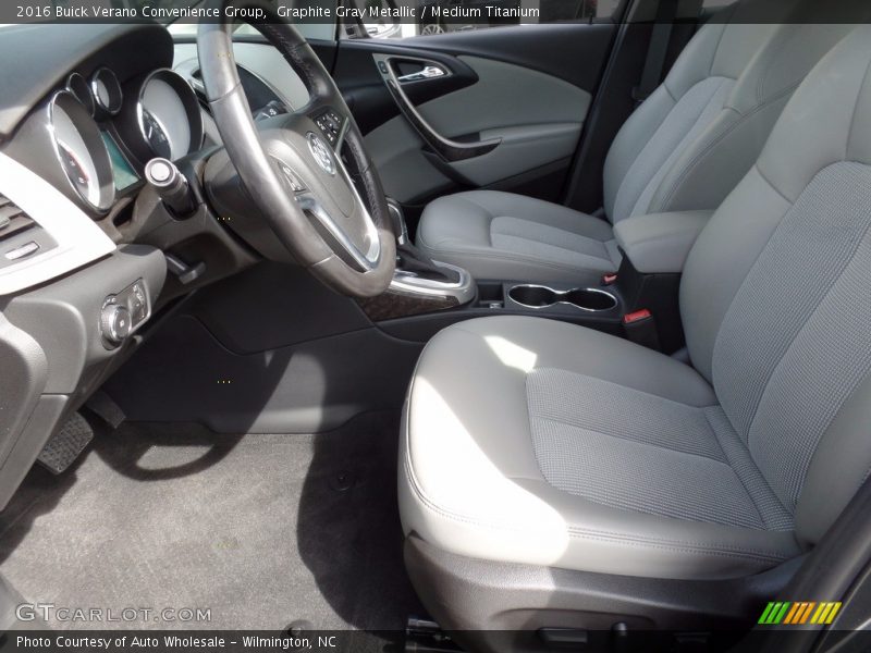 Graphite Gray Metallic / Medium Titanium 2016 Buick Verano Convenience Group