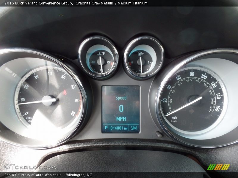 Graphite Gray Metallic / Medium Titanium 2016 Buick Verano Convenience Group