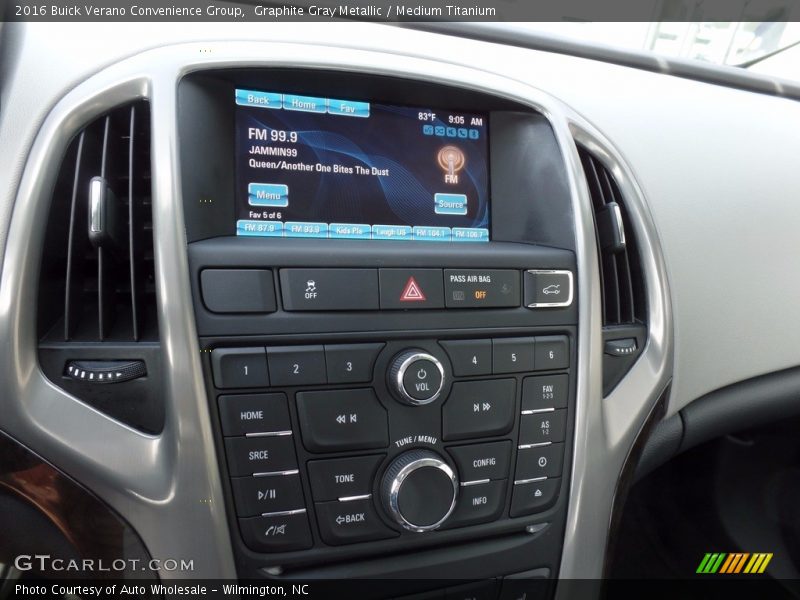 Graphite Gray Metallic / Medium Titanium 2016 Buick Verano Convenience Group