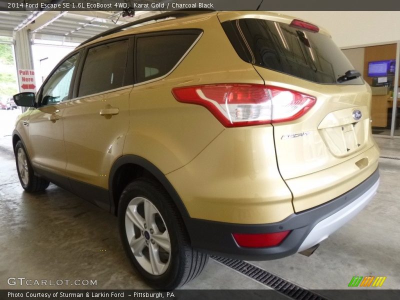 Karat Gold / Charcoal Black 2014 Ford Escape SE 1.6L EcoBoost 4WD
