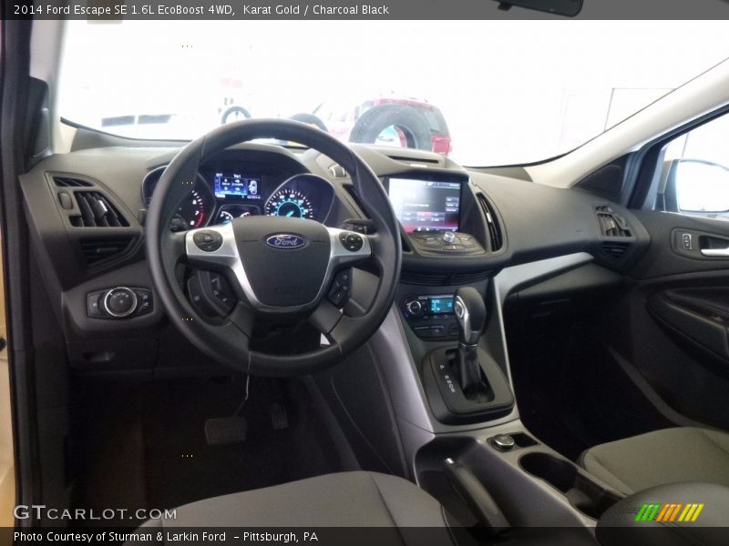Karat Gold / Charcoal Black 2014 Ford Escape SE 1.6L EcoBoost 4WD