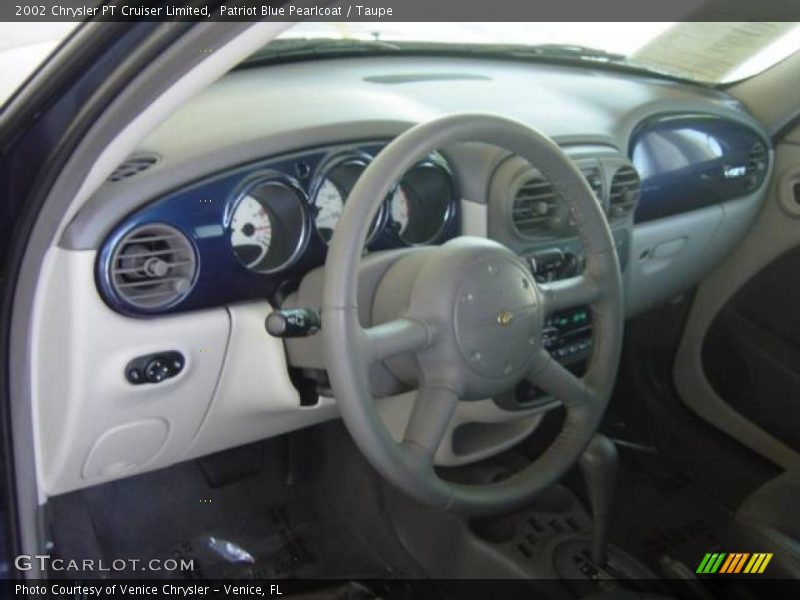 Patriot Blue Pearlcoat / Taupe 2002 Chrysler PT Cruiser Limited