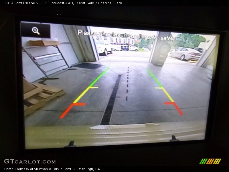 Karat Gold / Charcoal Black 2014 Ford Escape SE 1.6L EcoBoost 4WD