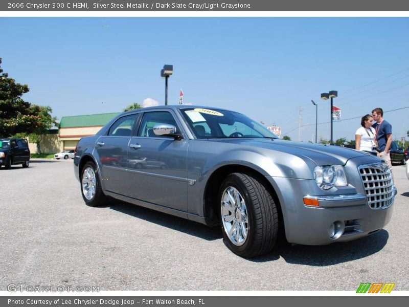 Silver Steel Metallic / Dark Slate Gray/Light Graystone 2006 Chrysler 300 C HEMI