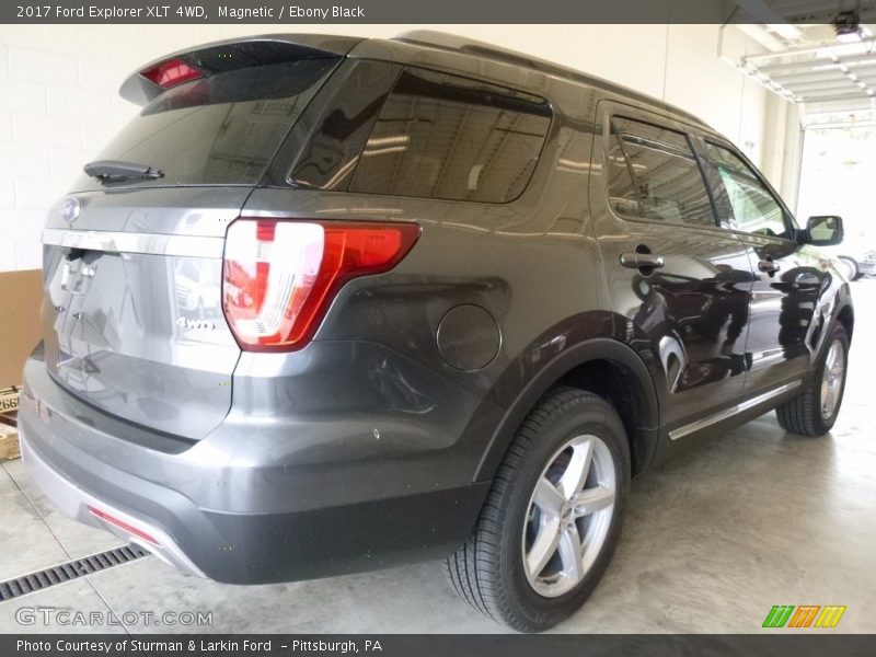 Magnetic / Ebony Black 2017 Ford Explorer XLT 4WD